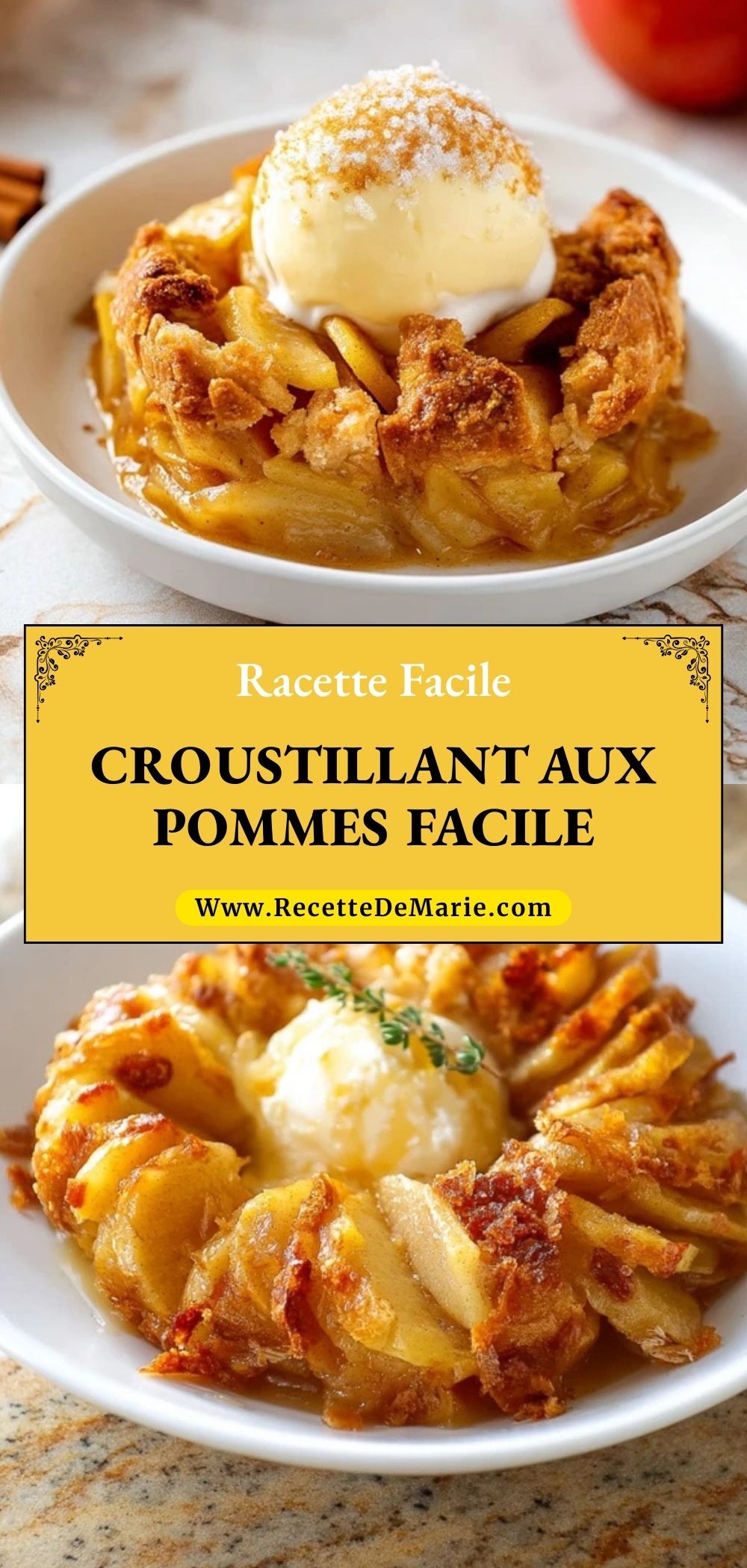 Croustillant aux pommes facile