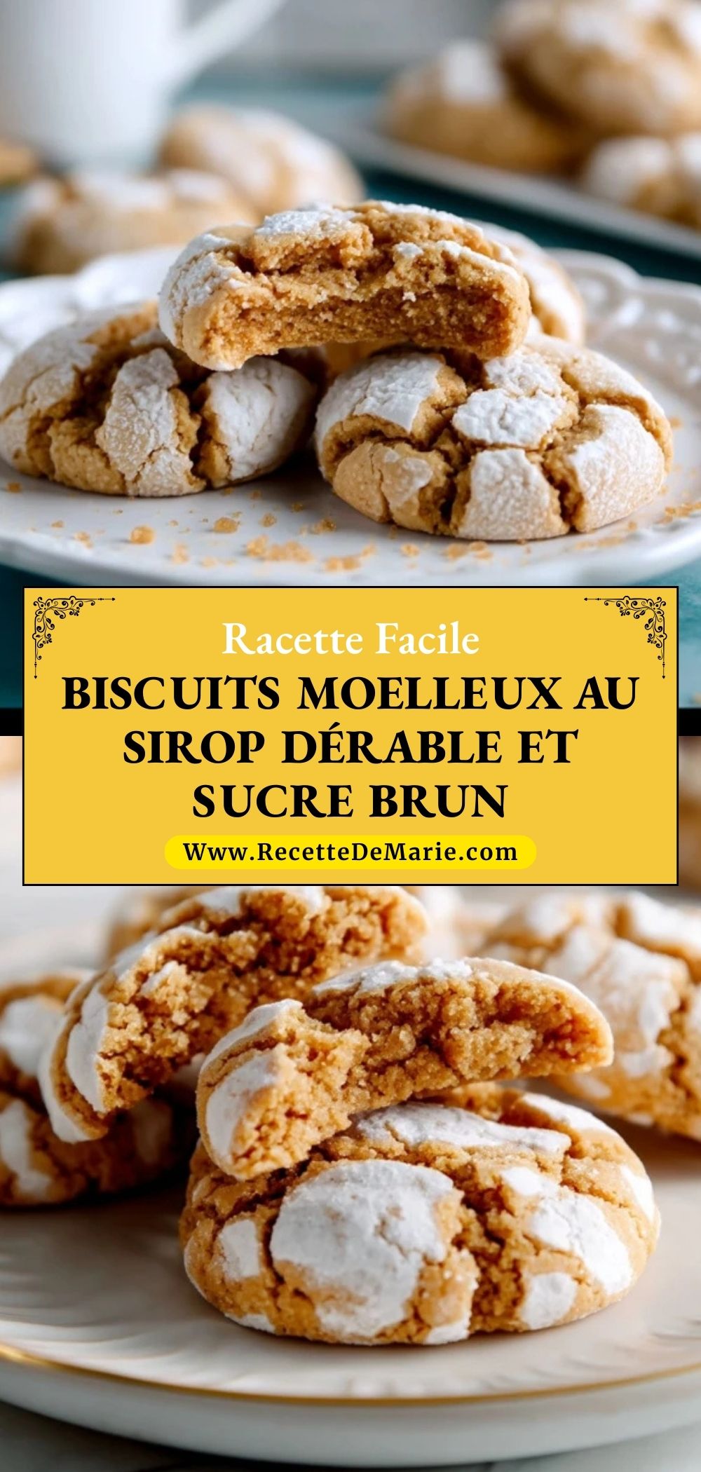 Biscuits Moelleux au Sirop dÉrable et Sucre Brun