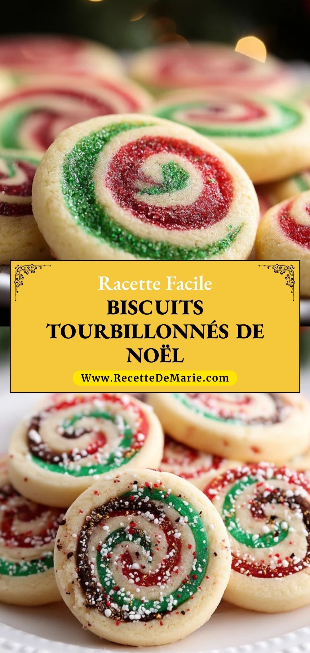 Biscuits Tourbillonnés de Noël