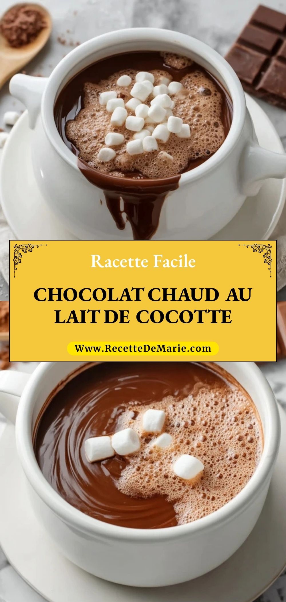 Chocolat Chaud au Lait de Cocotte