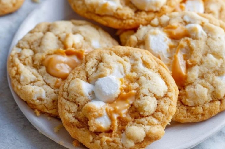 Cookies Moelleux au Beurre de Cacahuète et Marshmallow