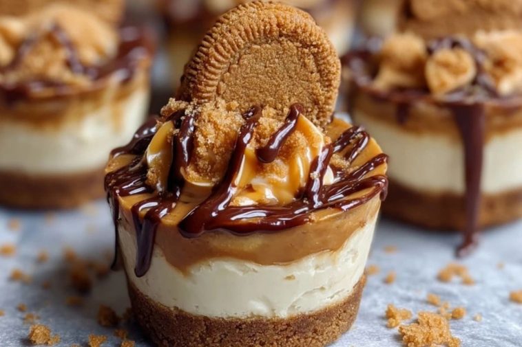 Coupes De Cheesecake Au Beurre De Biscuit