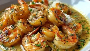 Crevettes à lAil et au Lait de Coco