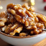 Noix De Grenoble Caramélisées Pour Les Fêtes