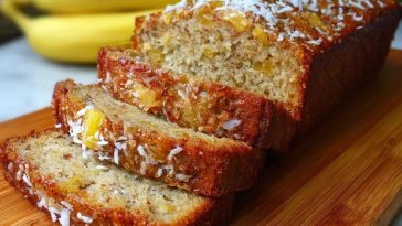 Pain Aux Bananes Coco-Ananas