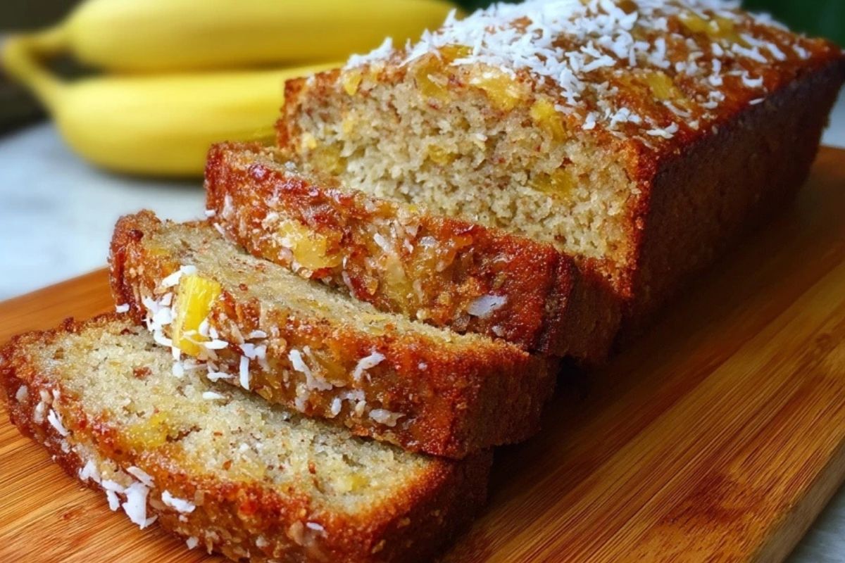Pain Aux Bananes Coco-Ananas