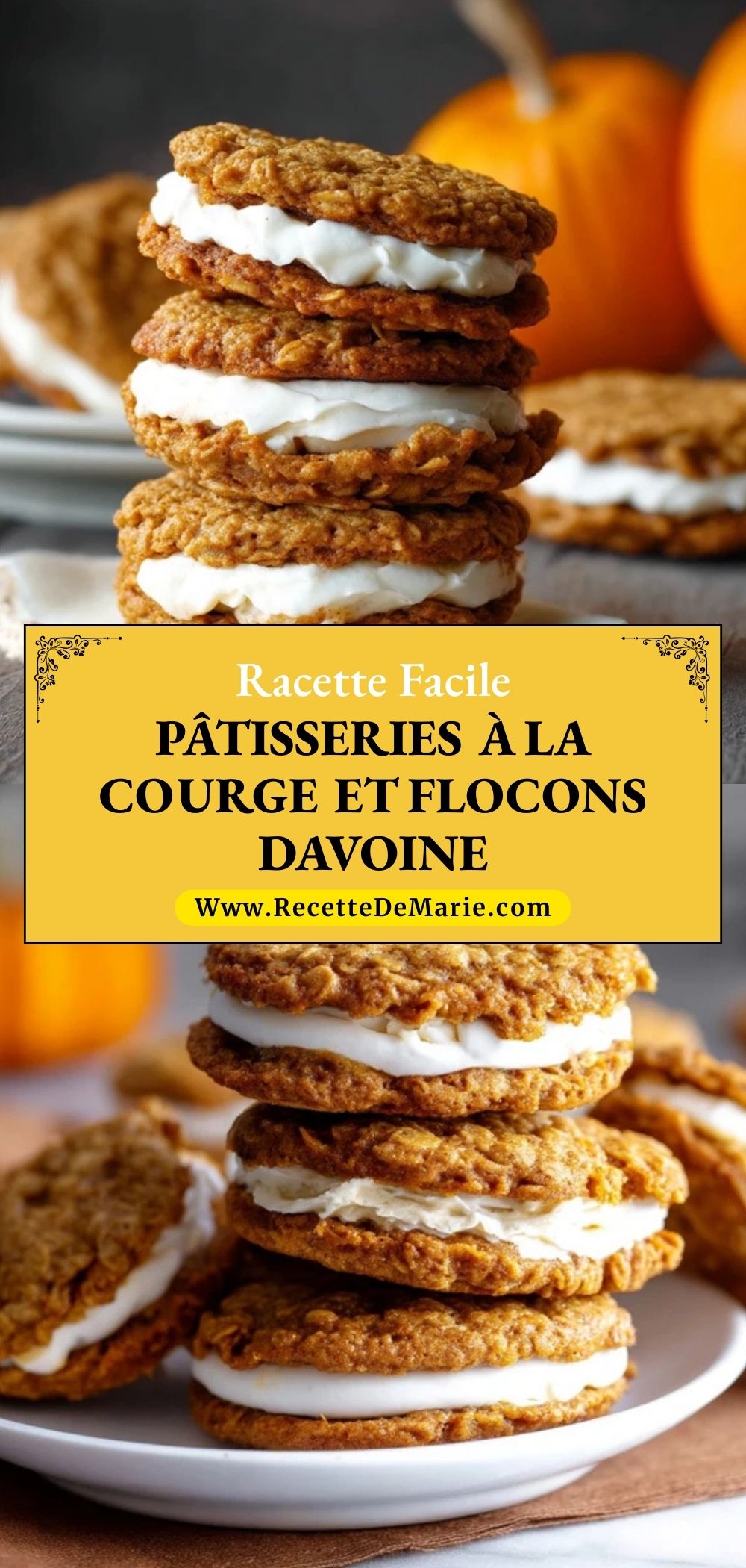 Pâtisseries à la Courge et Flocons dAvoine