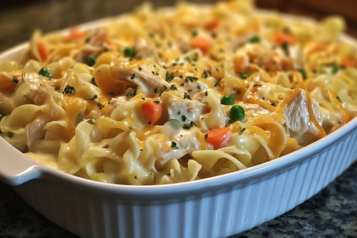 Poulet Aux Pâtes Crémeux