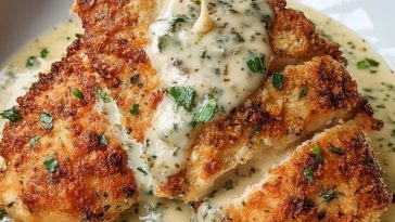 Poulet Parmesan Crémeux Avec Sauce À LAil