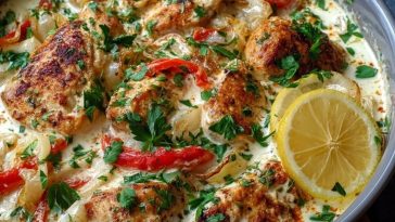 Poulet Turc à la Sauce Blanche Crémeuse