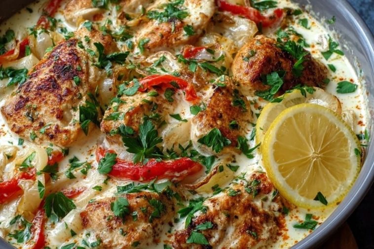 Poulet Turc à la Sauce Blanche Crémeuse