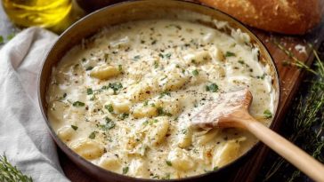 Sauce Ail Parmesan En Un Seul Plat