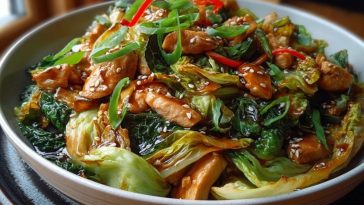 Sauté De Poulet Chinois Au Chou