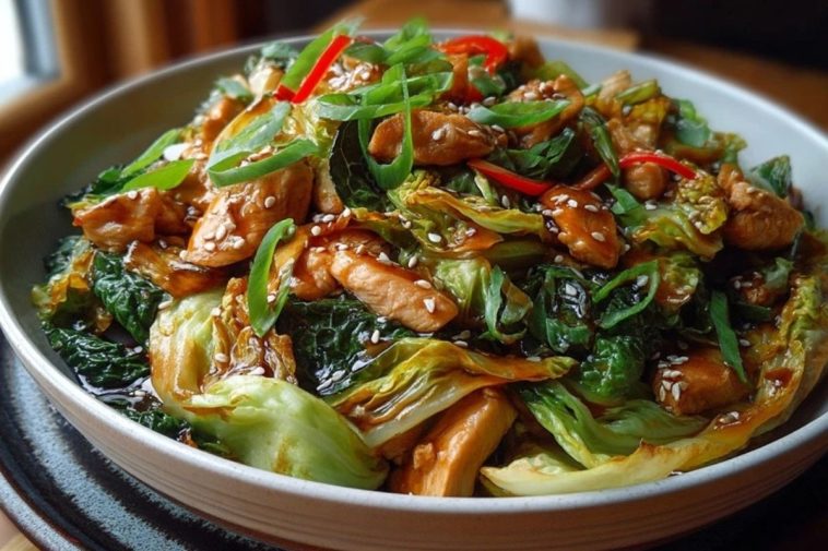 Sauté De Poulet Chinois Au Chou