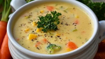 Soupe Crémeuse Aux Légumes
