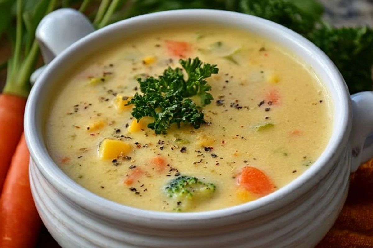 Soupe Crémeuse Aux Légumes