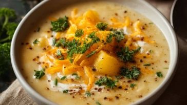 Soupe De Pommes De Terre À La Mijoteuse