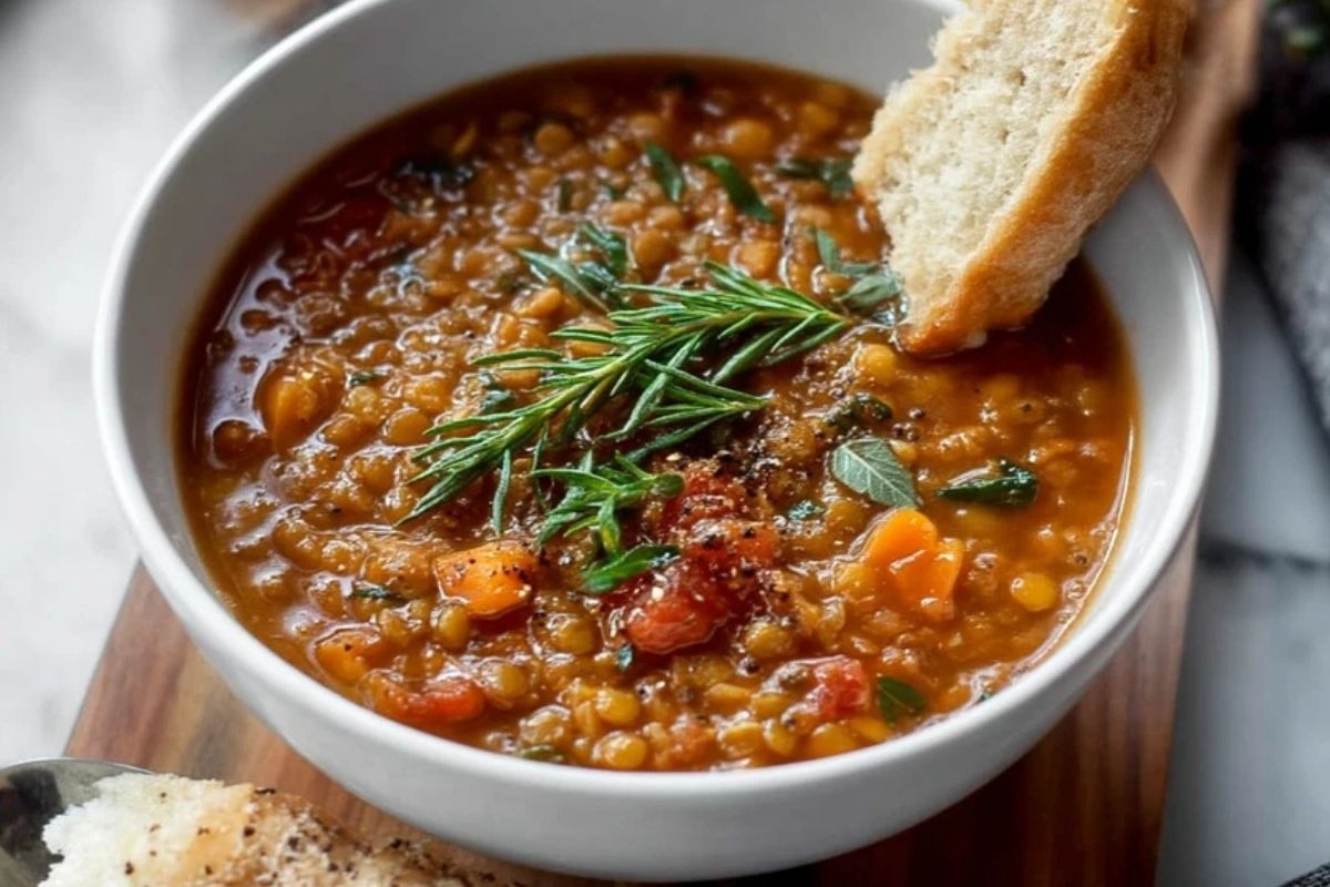 Soupe de Lentilles Maison Facile