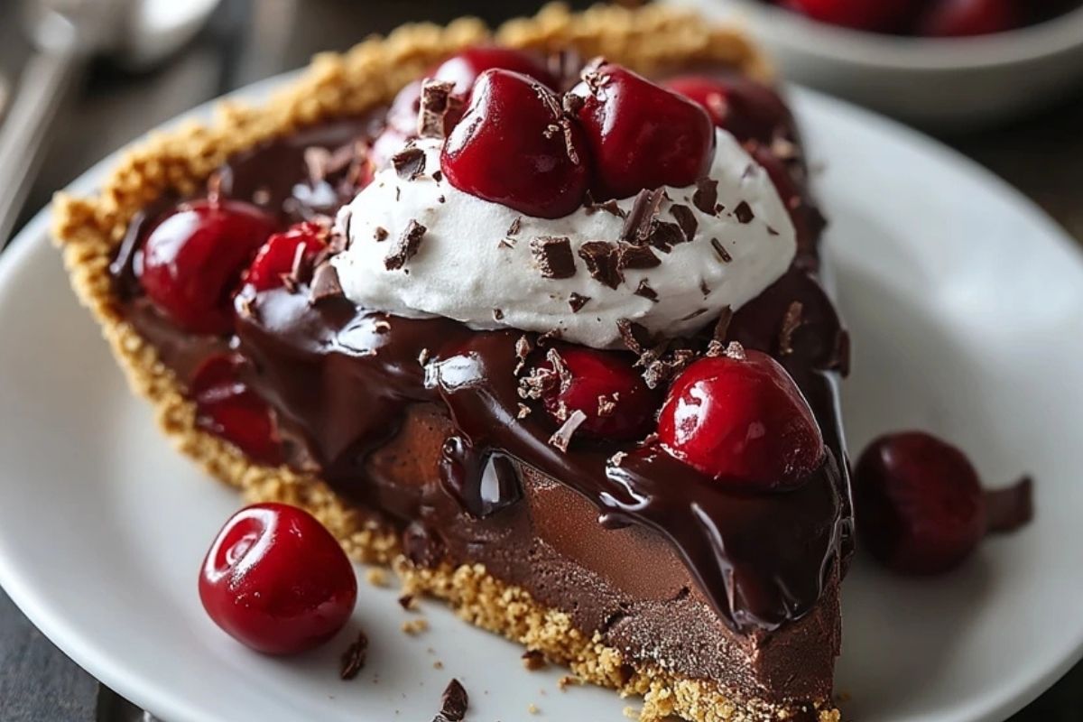 Tarte Au Chocolat Et Cerises Sans Cuisson