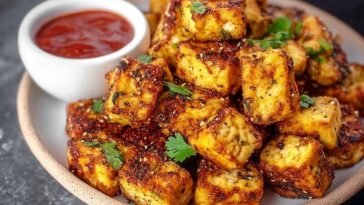 Tofu Croquant à la Friteuse à Air