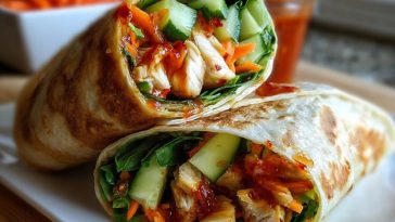 Wraps Au Poulet Douce Chili