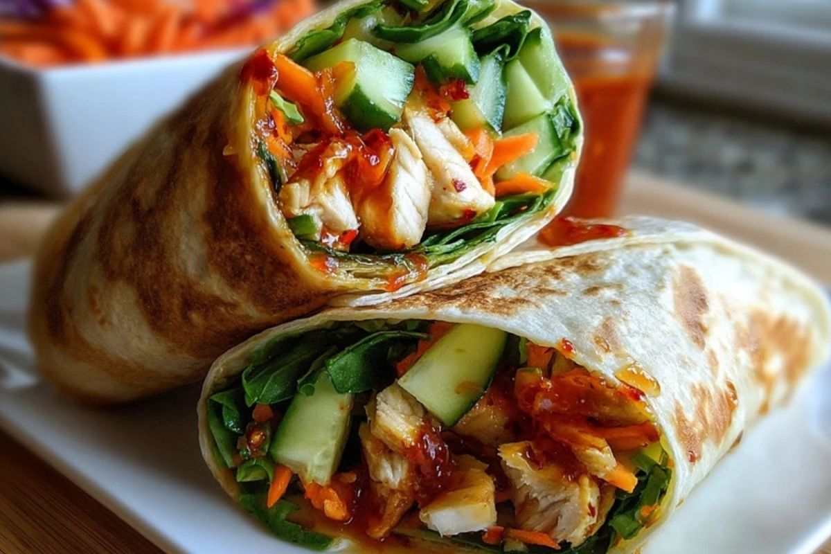 Wraps Au Poulet Douce Chili