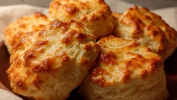 Biscuits Nageant Dans Le Beurre