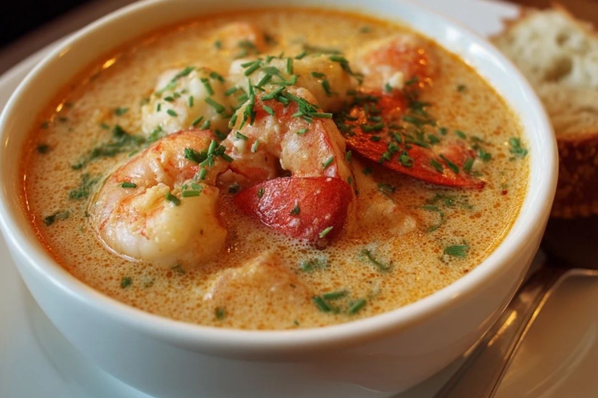 Bisque De Crabe Et De Crevettes