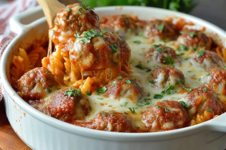 Casserole De Boulettes De Viande Au Four