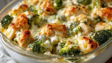 Casserole De Poulet Au Brocoli Légère