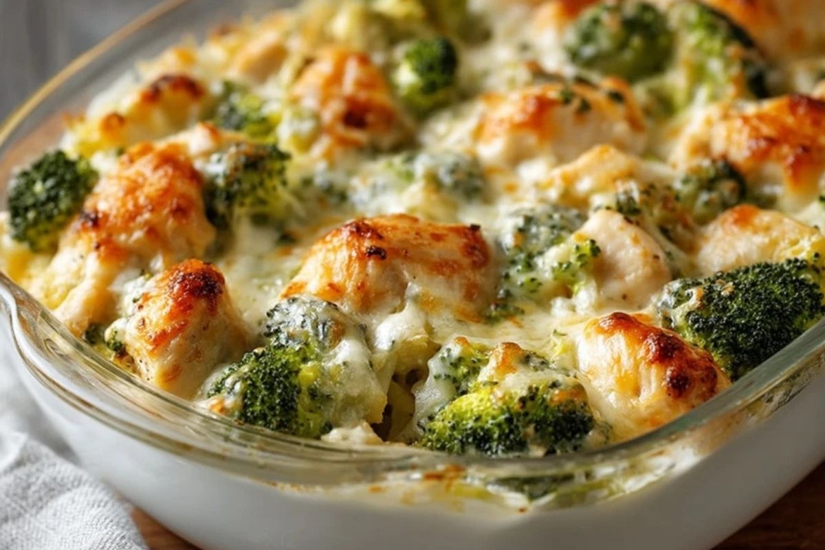 Casserole De Poulet Au Brocoli Légère