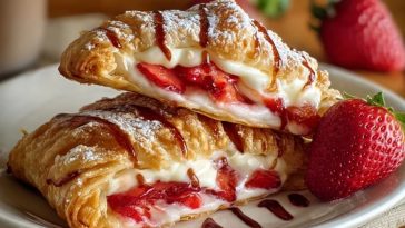 Chaussons Aux Fraises Et Fromage Blanc