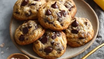 Cookies Moelleux Aux Bananes Et Pépites De Chocolat