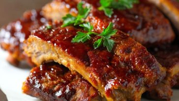 Côtes De Porc Au BBQ En Cocotte