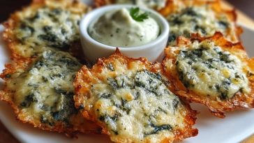 Croustillants Au Fromage Et Aux Épinards