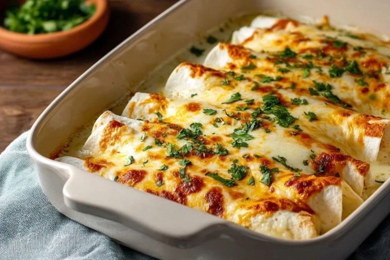 Enchiladas De Poulet Rôties Savoureuses