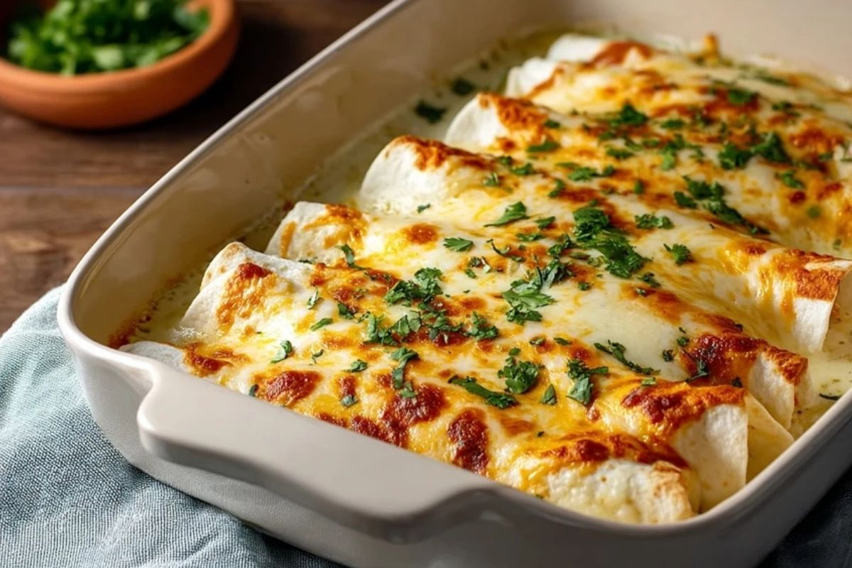 Enchiladas De Poulet Rôties Savoureuses