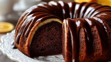 Gâteau Moelleux Au Chocolat Et À LOrange