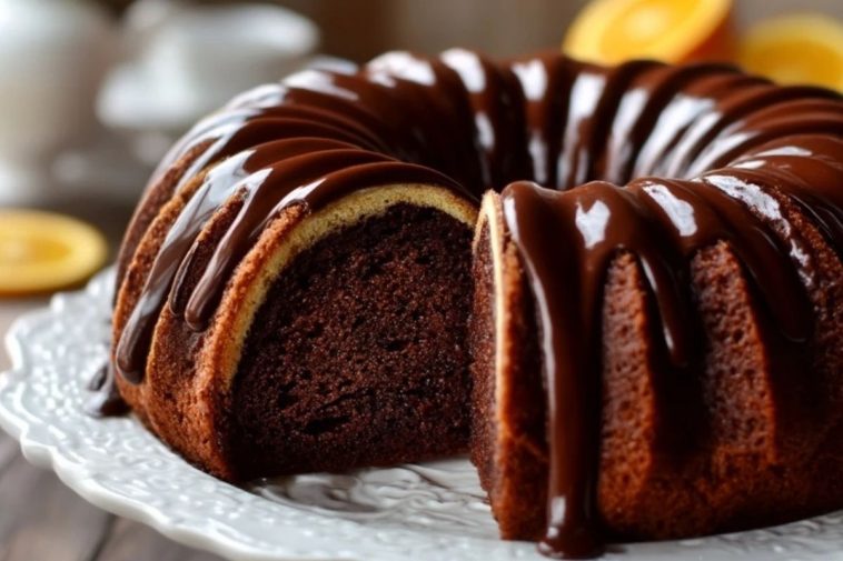 Gâteau Moelleux Au Chocolat Et À LOrange