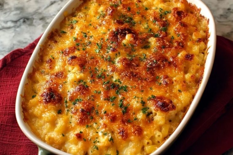 Gratin De Macaroni Au Fromage Blanc