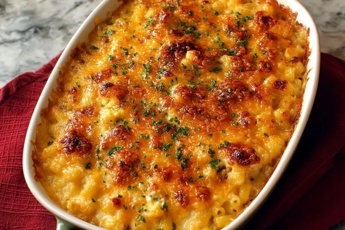 Gratin De Macaroni Au Fromage Blanc