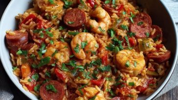 Jambalaya Cajun En Une Seule Casserole