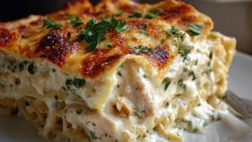 Lasagne Alfredo au Poulet