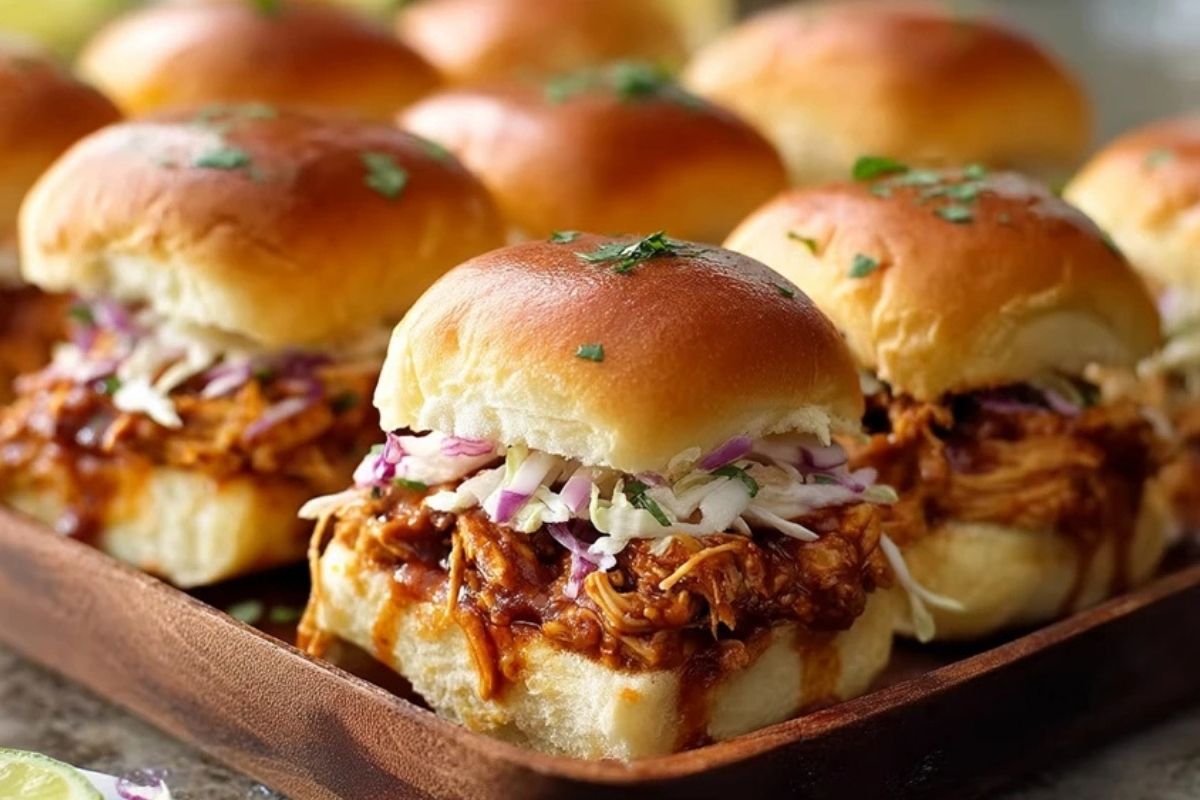 Mini Sandwiches De Poulet BBQ