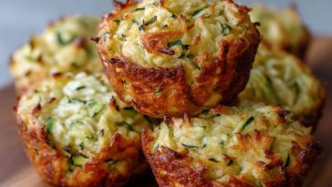 Muffins Croquants Aux Courgettes Et Pommes De Terre Au Parmesan