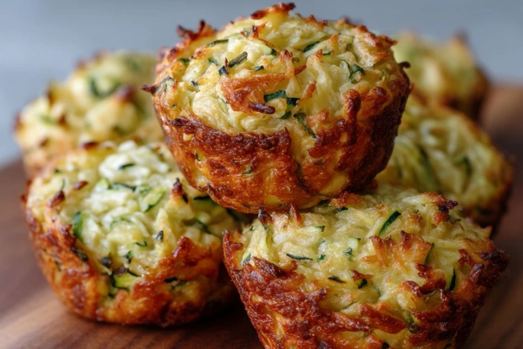 Muffins Croquants Aux Courgettes Et Pommes De Terre Au Parmesan