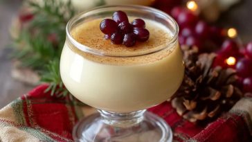 Panna Cotta à lAdvocaat Festif