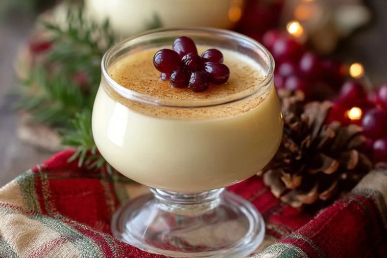 Panna Cotta à lAdvocaat Festif