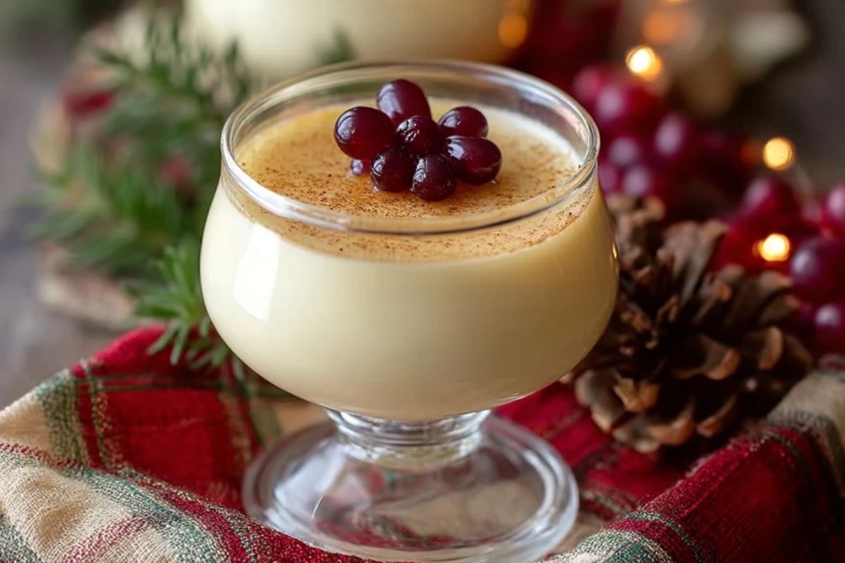 Panna Cotta à lAdvocaat Festif