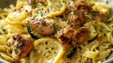 Pâtes au Poulet Citronné